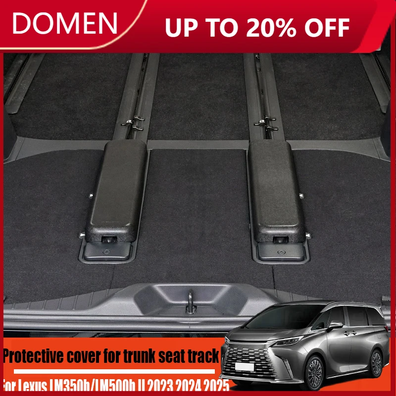 

For Lexus LM350h/LM500h II 2023 2024 2025 modifying trunk seats track protection covers car interior decoration accessories
