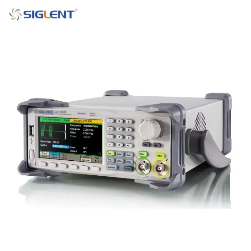 1pc New SIGLENT SDG1022X SDG1032X SDG1062X In Stock 2CH 14Bit 25-60MHz Arbitrary Waveform Generator SDG1000X Series Original Box