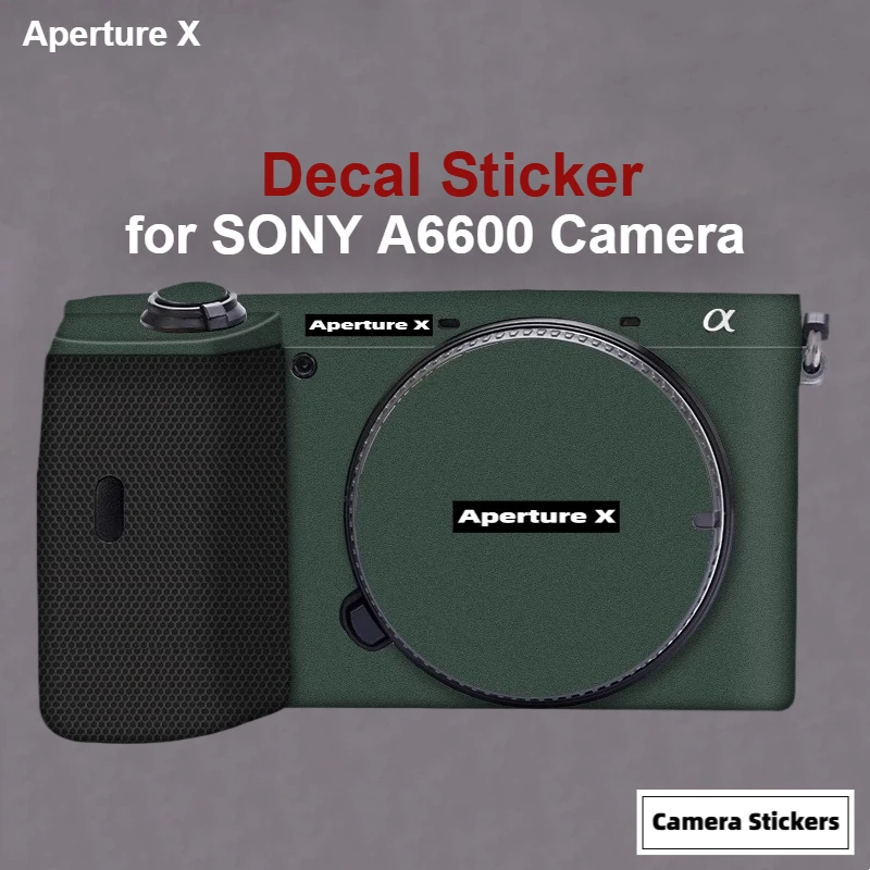 

A6600 Camera Premium Decal Skin для SONY Alpha 6600, защитная наклейка на корпус, пленка против царапин, материал 3 м, кожа камеры