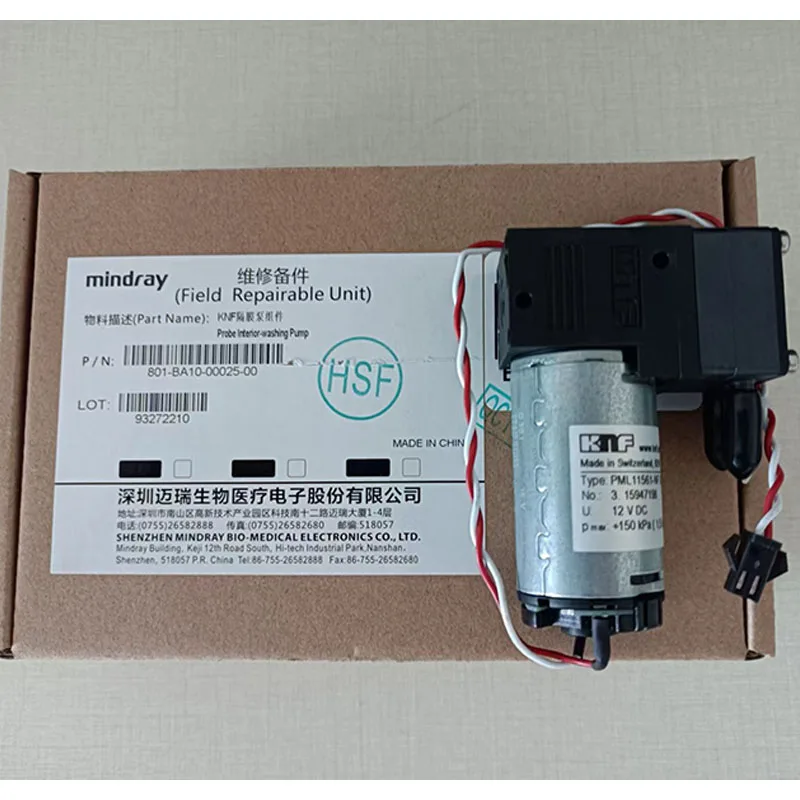Mindray BS200 BS220 BS230 240 300 320 330 350 330E 350E Bioquímica Resíduos da bomba de Montagem Da Bomba de Água do diafragma KNF