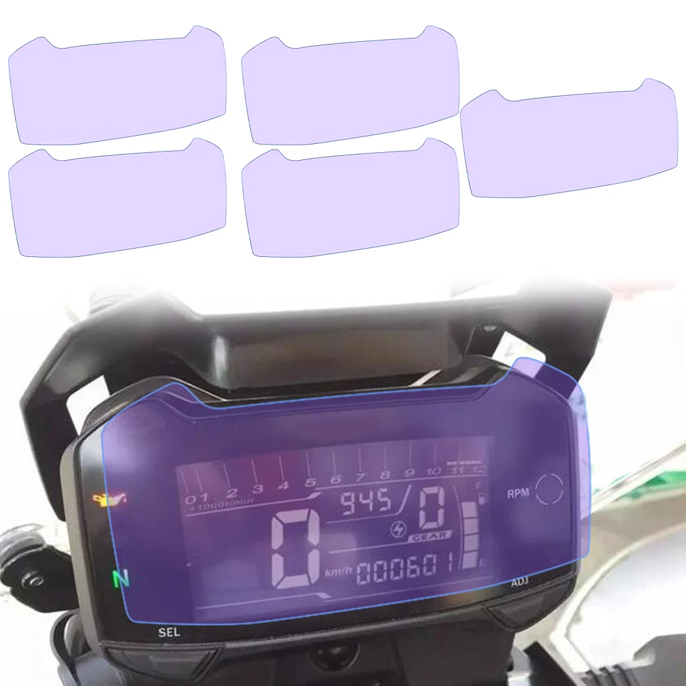 Dashboard Screen Protector Motorcycle Instrument Film White Dashboard Screen Protector For Motorcycles Reduce Glare