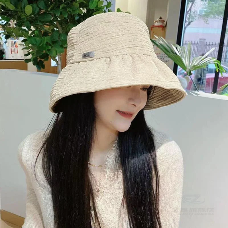 Sun hat, a new type of sunscreen for women, Bucket hat, cute outdoor sunscreen hat in summer, Korean version, little fragrant uv