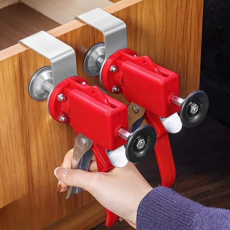 Drawer Panel Quick Installation Clip Woodworking DIY Furniture Panel Fixing Clamp Adjustable Drawer Front Panel Mounting Clamp