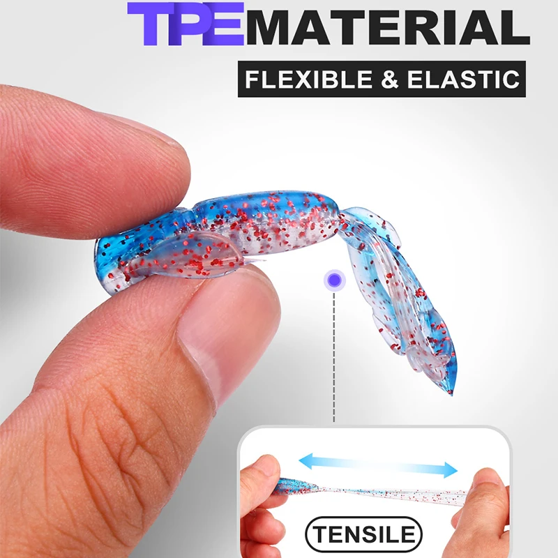 WEIHE Señuelo Camarón TPE Biónico – Dos Colores - imagen 5