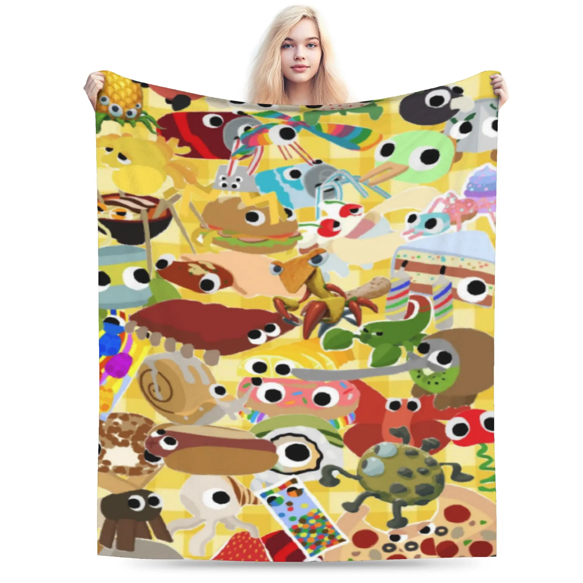 New Arrival Bugsnax Blanket Super Soft Fleece  Relax Throw Blanket Machine Washable
