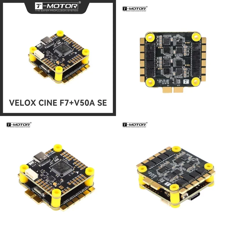 Brand For T-motor Stack Velox Cine F7+v50a Se 4-in-1 Esc Mcu: Stm32f722