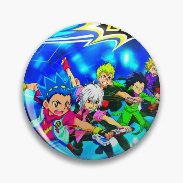 Beyblade Burst  Soft Button Pin Clothes Gift Lover Hat Collar Decor Jewelry Fashion Badge Creative Brooch Cute Funny Women