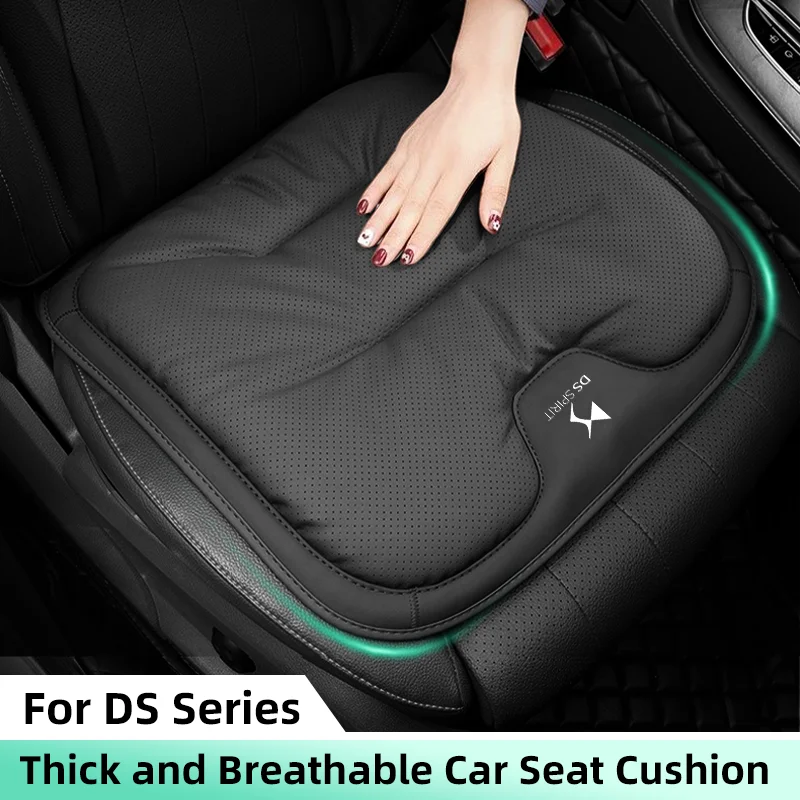 3D Leather Car Seat Cover For DS SPIRIT DS3 DS4 DS5 DS6 DS7 150e 5LS Thicken and Soft Car Front Seat Cushion Anti Slip Chair Pad