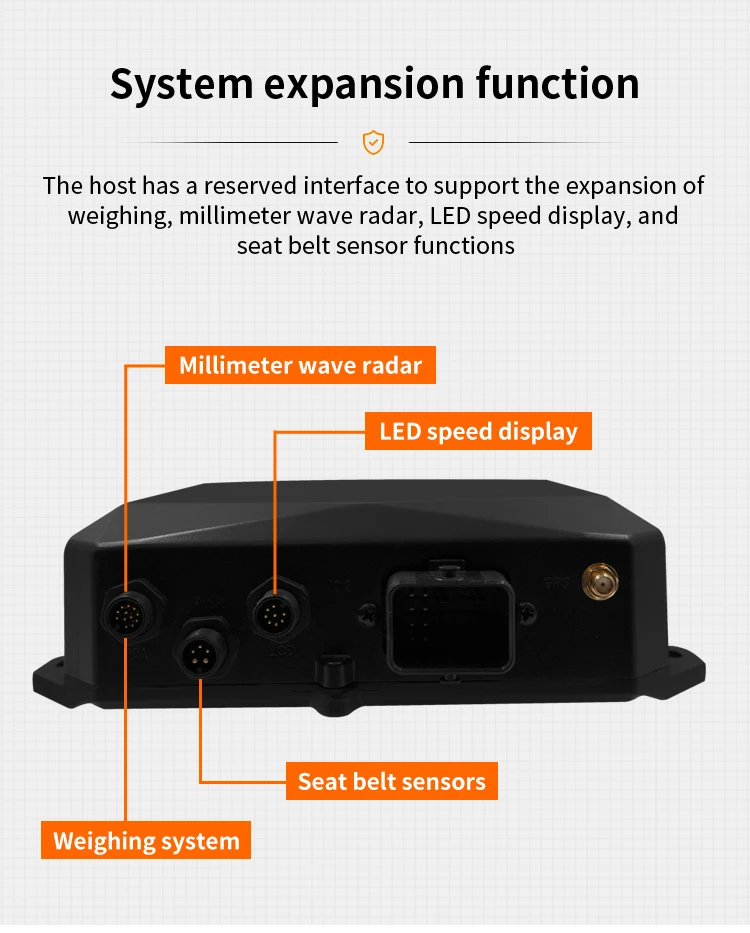 Mining Large Construction Loader Forklift Pedestrian Proximity Warning System AI Camera Blind Spot Detection System for Truck