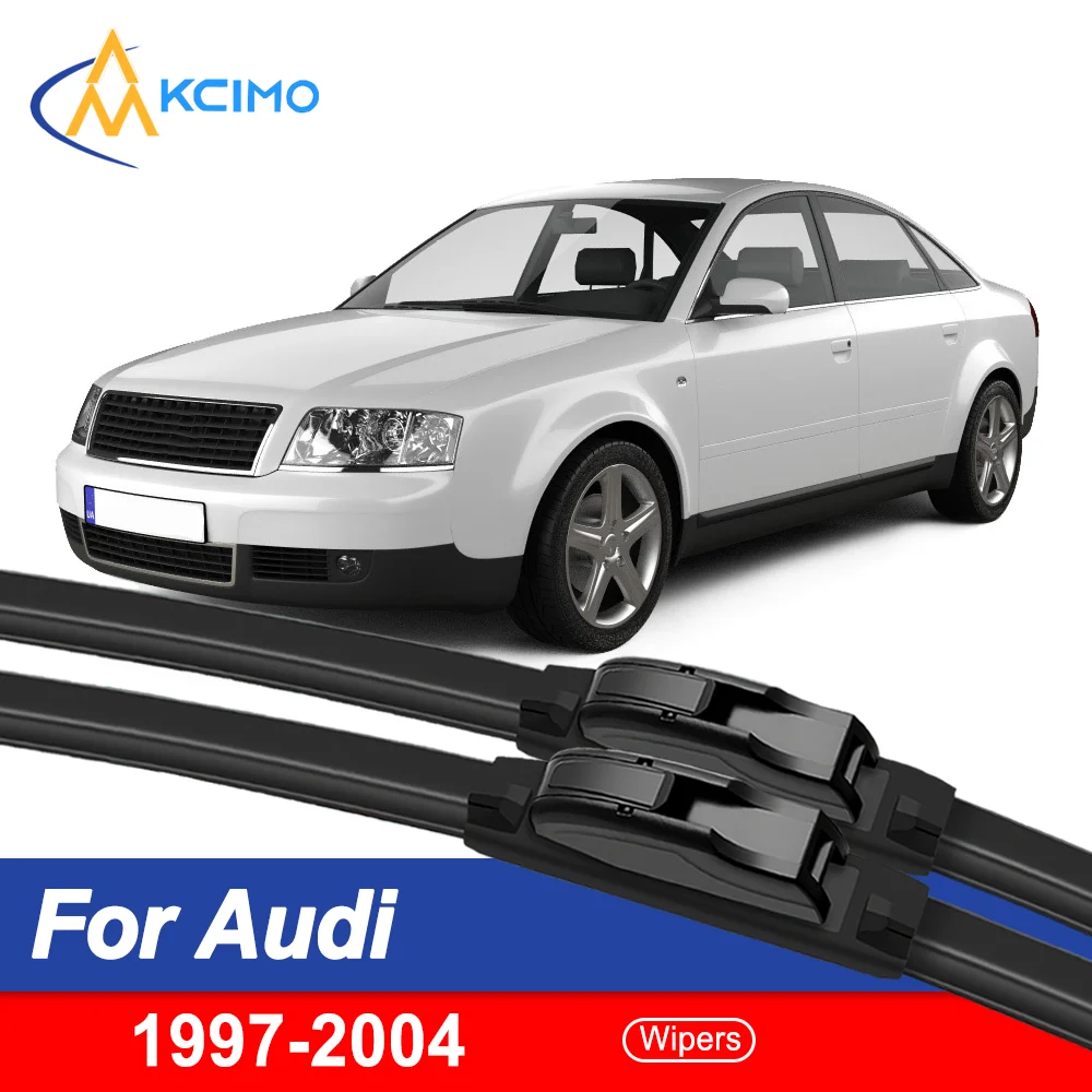 

All-Weather 2PCS Wiper Blades For Audi A6 C5/4B 1997-2004 Easy Installation Anti-Scratch Heavy Duty Windshield Wipers