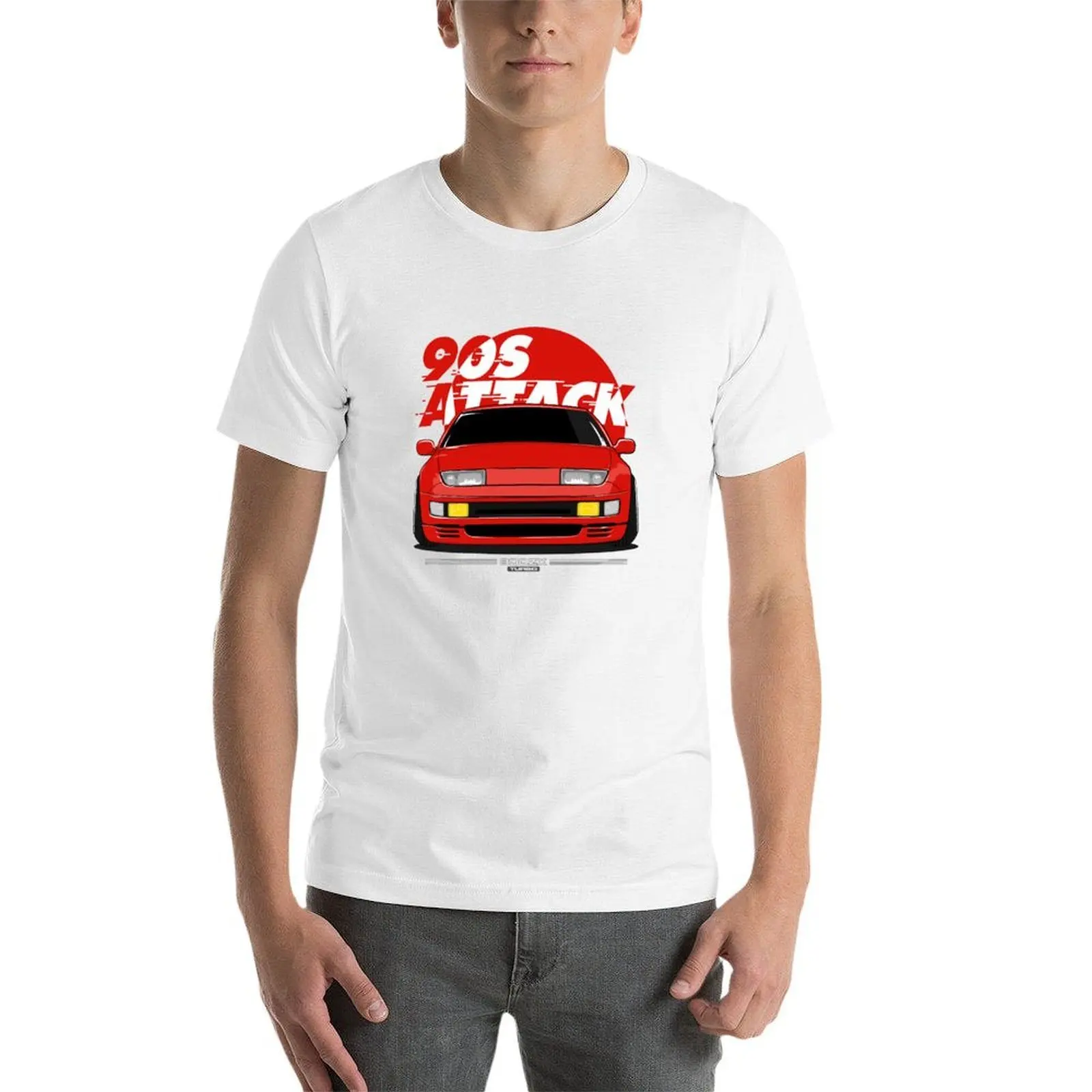 Fairlady 300zx 90s هجوم تي شيرت تي شيرت للرجل حزمة القطن رجل تي شيرت القطن تي شيرت
