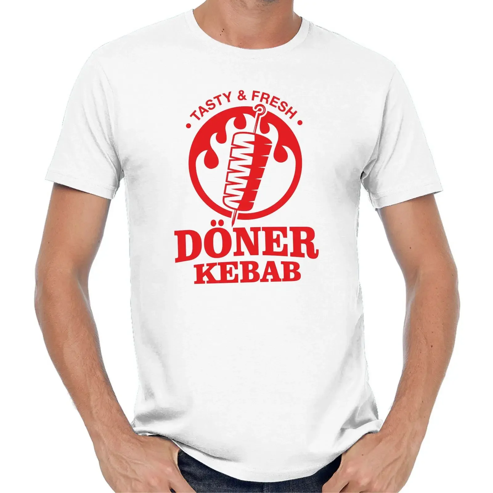 Camiseta Döner Kebab Doner Fastfood Imbiss Turkish Shawarma Grill Lustig Comedy, vintage, lavada, transpirable, cómoda, unisex