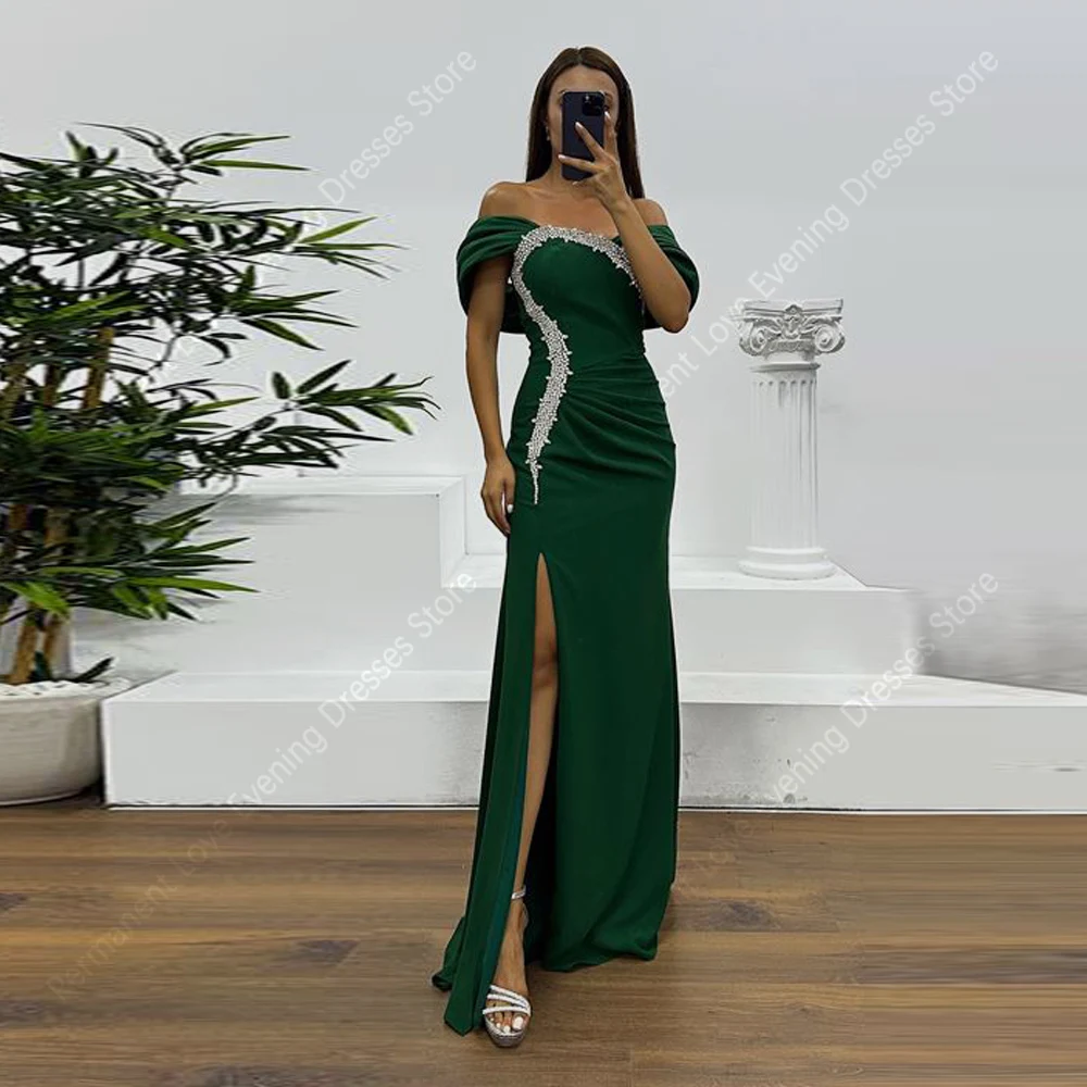 

Женские вечерние платья с открытыми плечами и воротником-сердечком, платья русалки для выпускного вечера, банкетная длина для мытья полов, Vestidos De Noche, 2025 по индивидуальному заказу