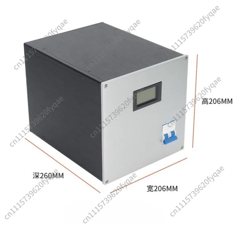 260 Multi-purpose Isolation Power Supply Box, Full Aluminum Transformer Amplifier Chassis with US Standard Socket
