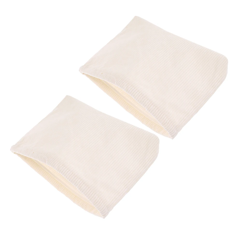 

2pcs Travel Bag Soft Fabric Durable Zipper Closure Portable Makeup Storage Organizer Pouch For Handbag Purse