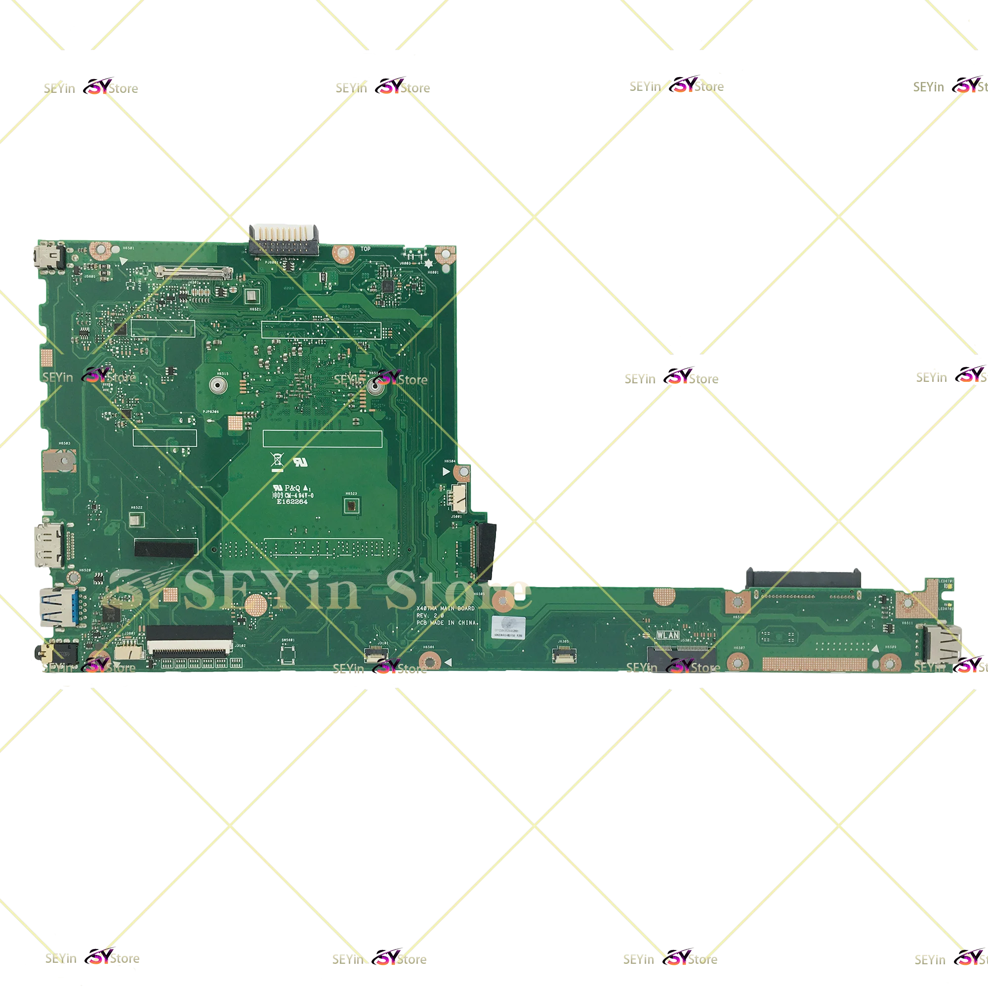 Mainboard For ASUS X407M X407MA F407MA F407M Y4000MA Laptop Motherboard N4000/N4100 N5000 DDR4