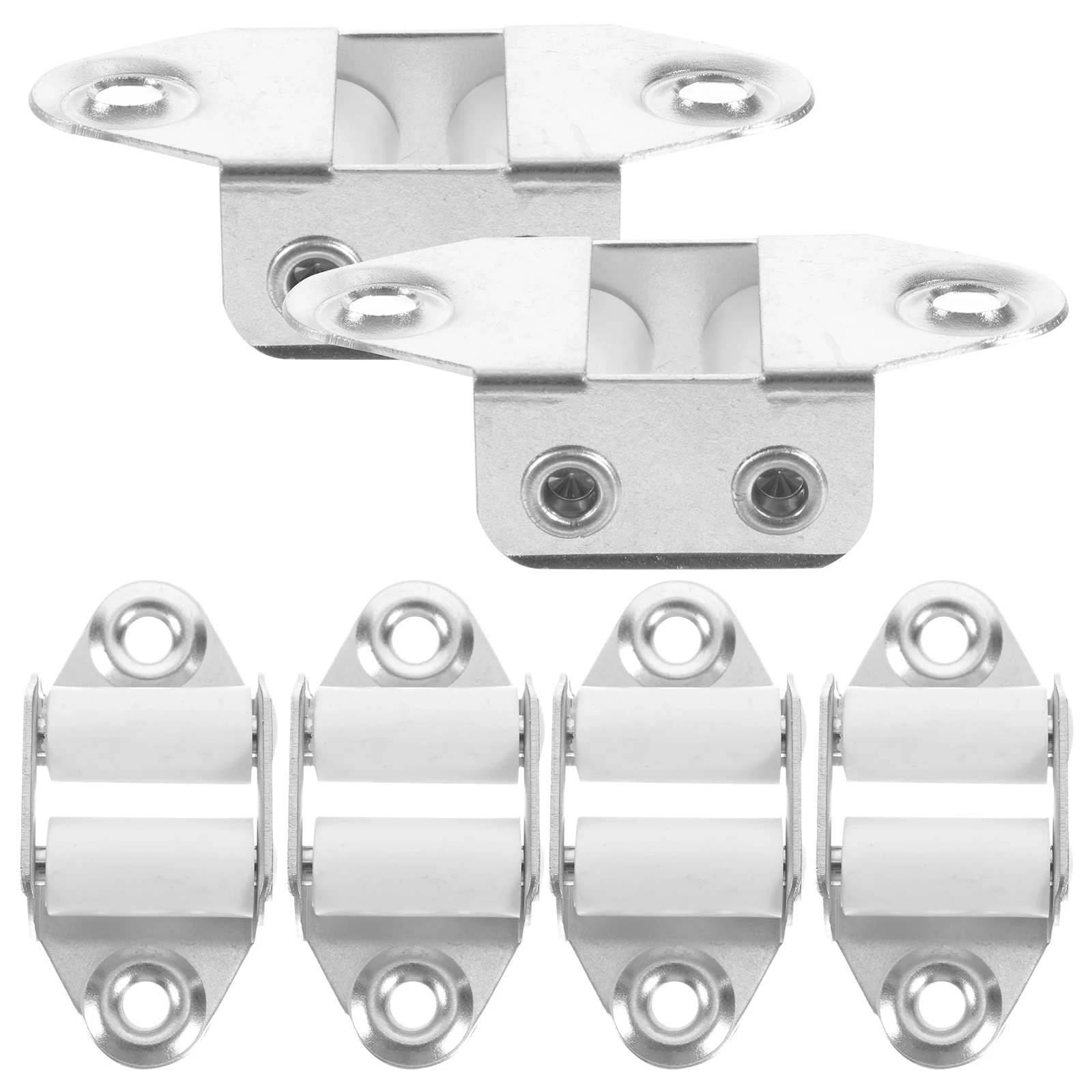 6 Pcs Rolling Webbing Guides Roller Blind Curtain Hardware Brackets Roman Shade Repair Accessories Aluminum Alloy Shades