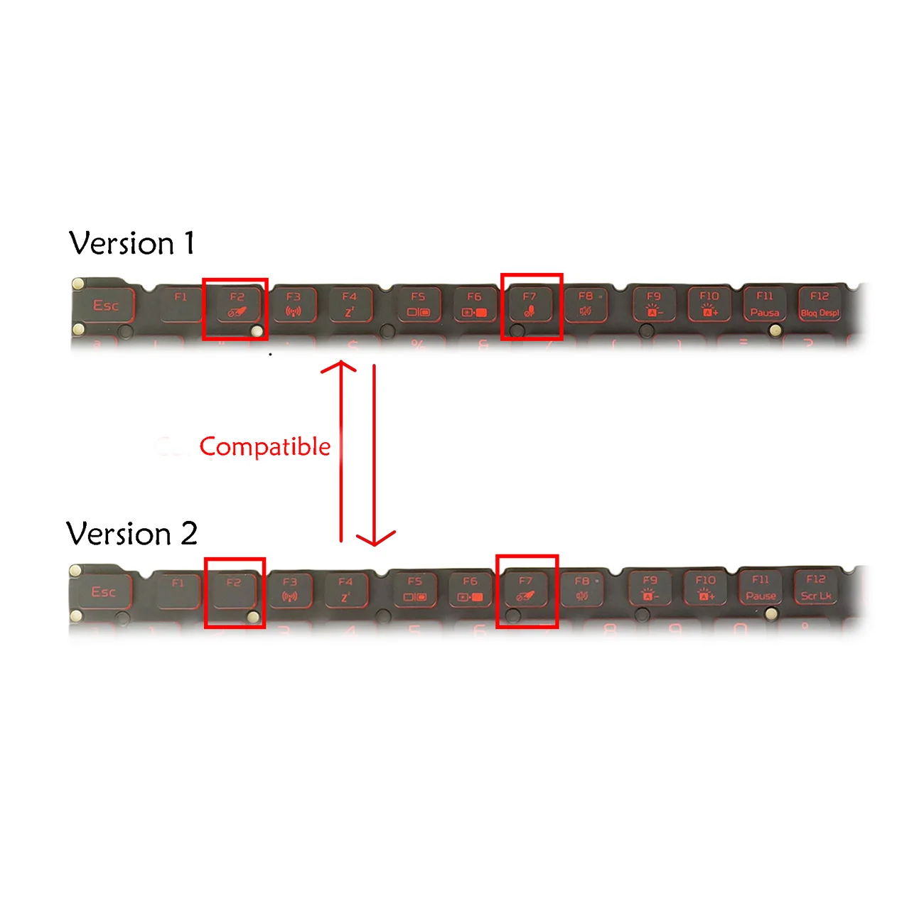 SP Hiszpańska czerwona klawiatura laptop z tyłą osłoną Acer Aspire Nitro LG05P_N14BRL1 NKI15170VN 336000C4KC01 PK1331Z2A22 Q NSK-RaqHBC 0S