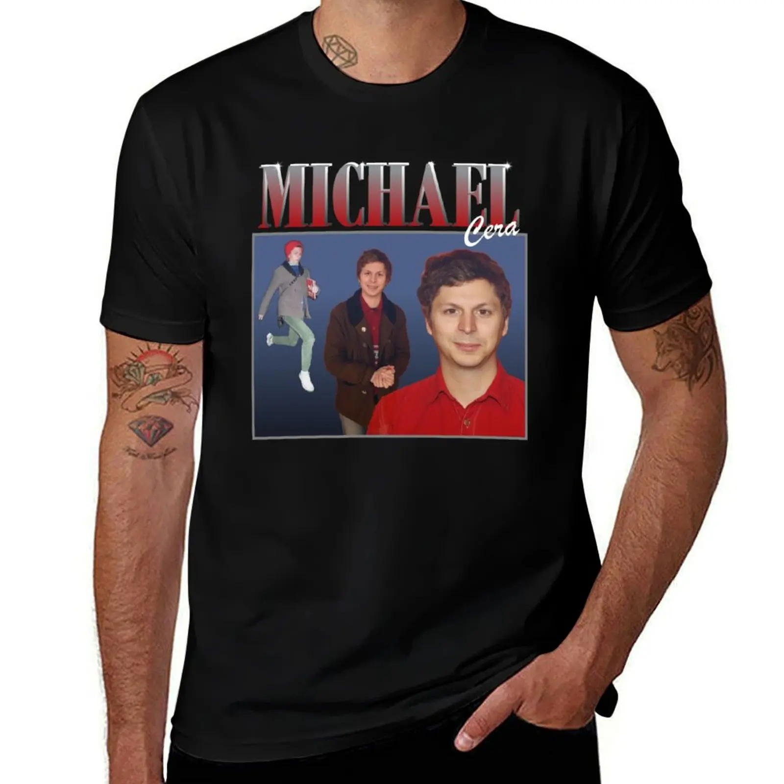 

michael cera T-Shirt man t shirt summer t shirt man designer man t shirt graphic T-Shirt
