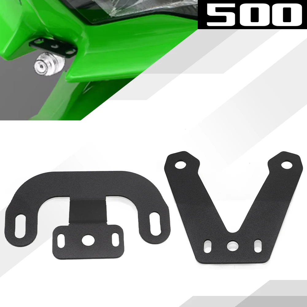 

Ninja 500 2024 2025 For Kawasaki NINJA400 2018~2024 NINJA500 NINJA400 2024 Front Rear DVR Data Logger Navigation Bracket Holder