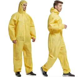 PieceChemical Work CoverallProtective Clothing Hazardous Chemical Liquid Sulfuric Acid And Alkali Resistant ProtectionOne