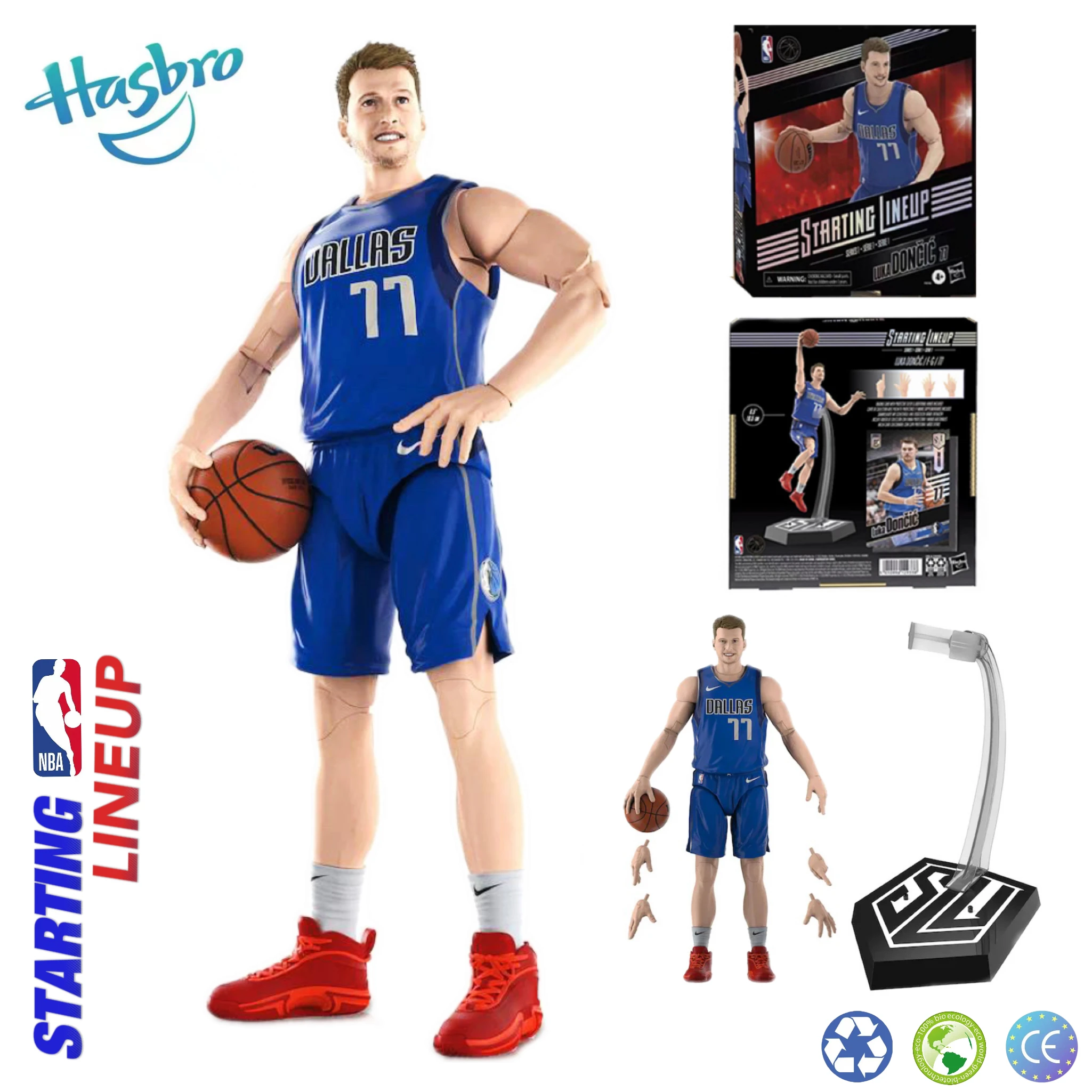 

Hasbro NBA Starting Lineupo Series Luka Doncic F-G 77 6 Inches 16Cm Original Action Figure Collection for Kids Children Gifts