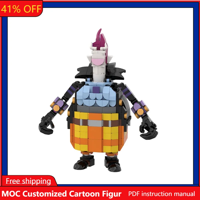 

Набор из 520 деталей: Модульные фигурки-куклы в стиле мультфильмов, креативный конструктор MOC, индивидуальный дизайн, игрушка-конструктор DIY, подарок на день рождения