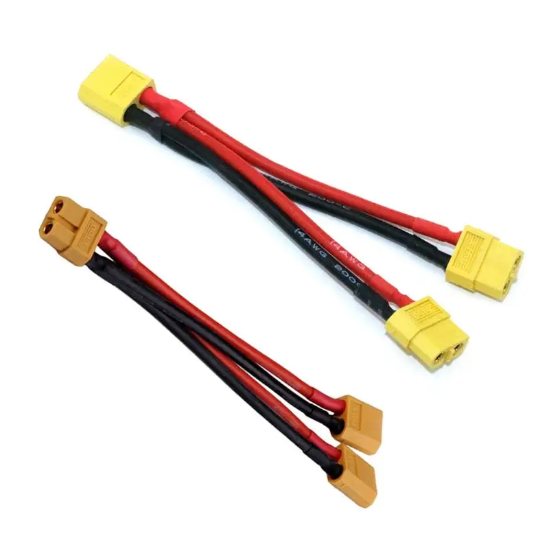 

XT60 Parallel Battery Connector Cable Extension Y Splitter for DJI Helicopter Quadcopter