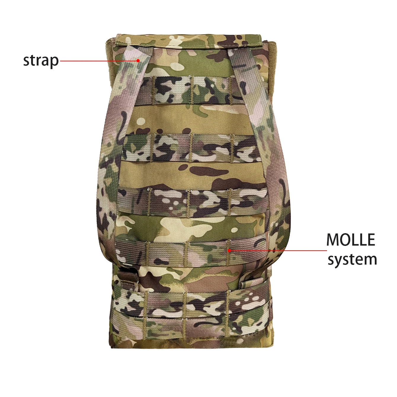 Molle-Erweiterungssystem, Mehrzweck-Rucksack mit weichem Wasserbeutel, Zubehörpaket für Bergsteigen im Freien – Detail 3