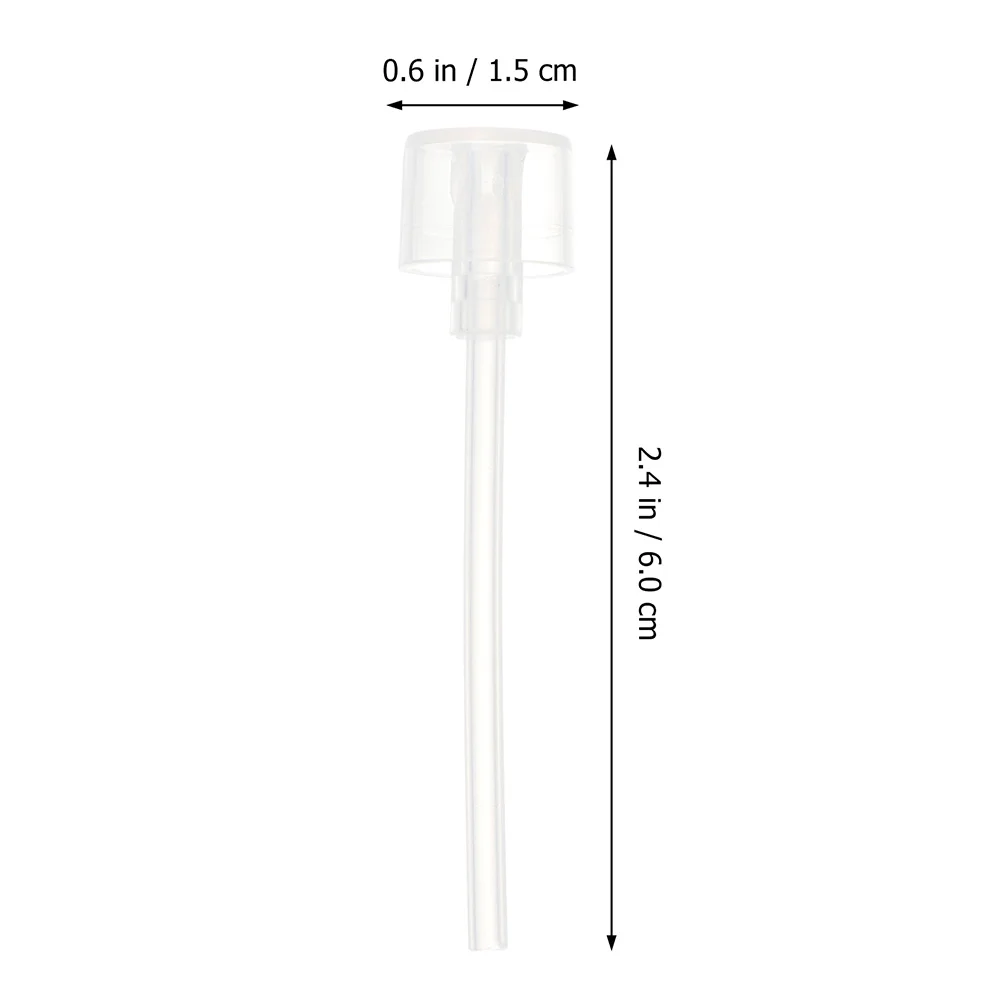 60Pcs Perfume Pump Dispenser Heads Plastic Refill Transfer Tool for Travel Mini Bottle Filling Lotion Shampoo