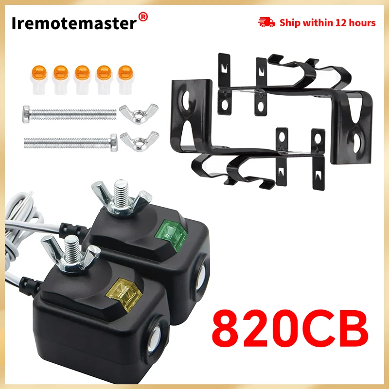 

820CB Safety Sensor Brackets Kit Compatible with Liftmaster Sears Craftsman Garage Door Openers Made After 1997