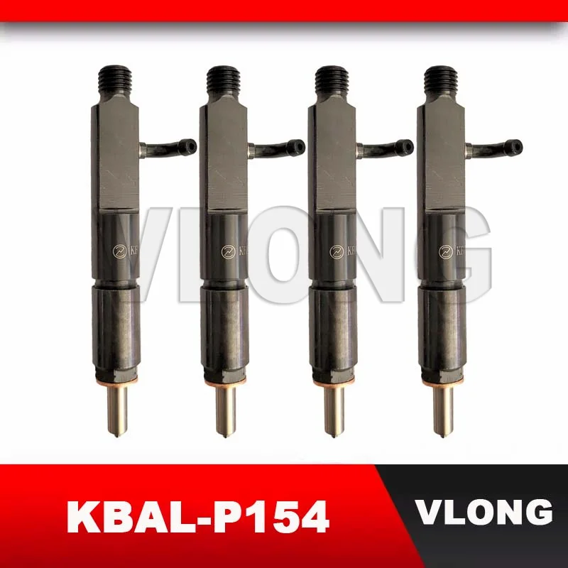 4PCS Single-cylinder Diesel Engine Fuel Injector Assembly Nozzle DLLA140PN013 H14 H16 For ISUZU 4JB1 CFZ195 KBAL-P154 KBALP154