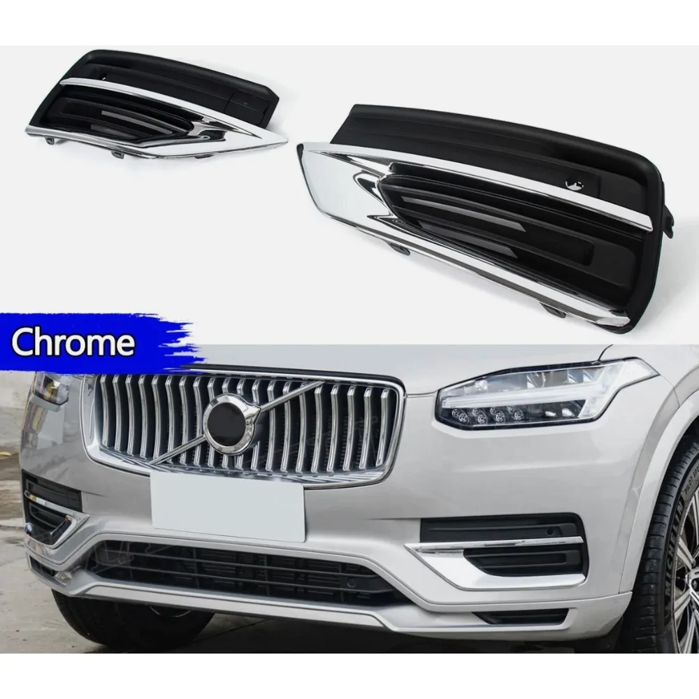 

Для Volvo XC90 2020- Левая/Правая Нижняя Накладка/Рамка Хромированной Решетки Переднего Бампера 31663539 31663540 31663515 31663514