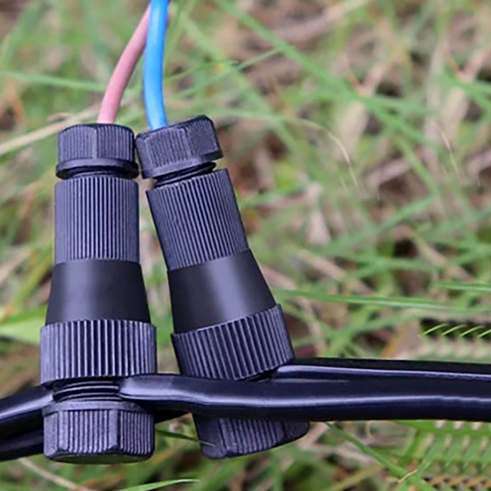 

10pcs Garden Landscape Light Connectors Low Voltage Cable Wire Connectors For Pathway Yard Lights Outdoor Lighting Plastic Cord