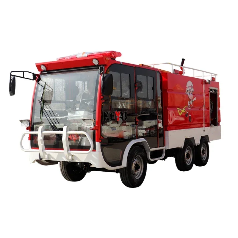 

YANUO 4 seats 6 wheels Firefighting and rescue service vehicles big electric fire truck