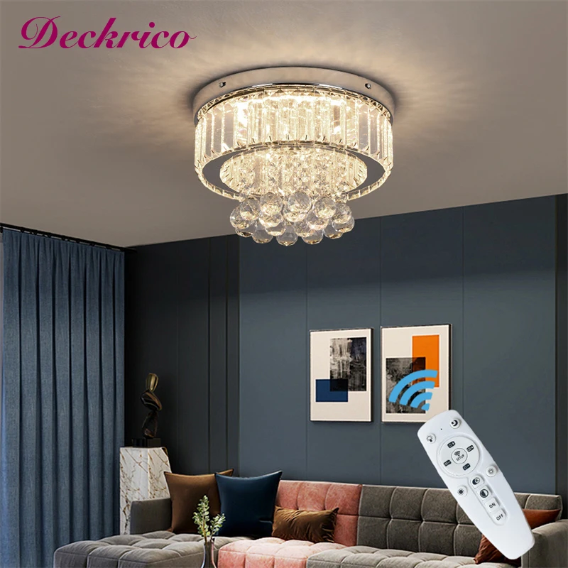 

K9 Crystal Ceiling Lamp Stainless Steel For Hallway Hanging Lamp Fixture Led Chandelier Bedroom Dining Room Pendant Lamp Lustres