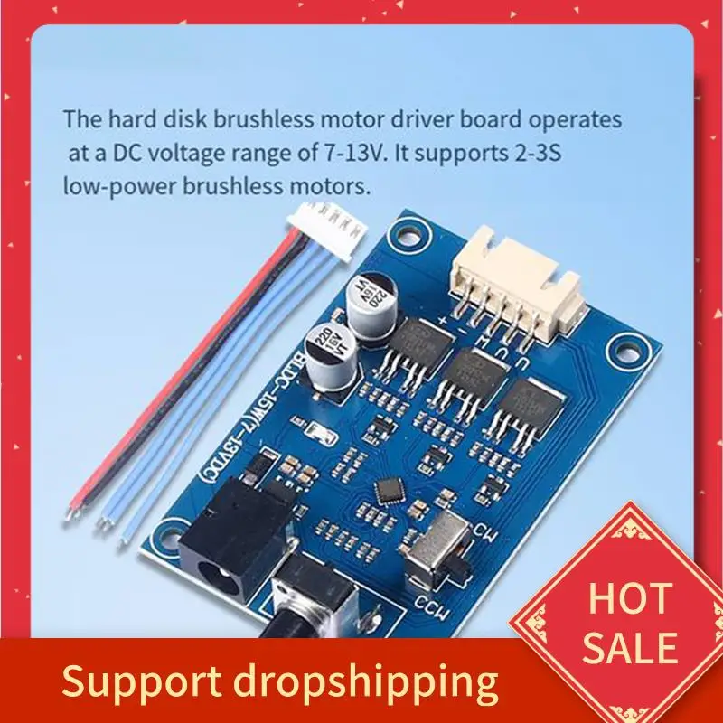 

B44C Контроллер BLDC Переключатель скорости двигателя для трехфазных бесщеточных двигателей постоянного тока 7 В 12 В, двигателей с жестким диском