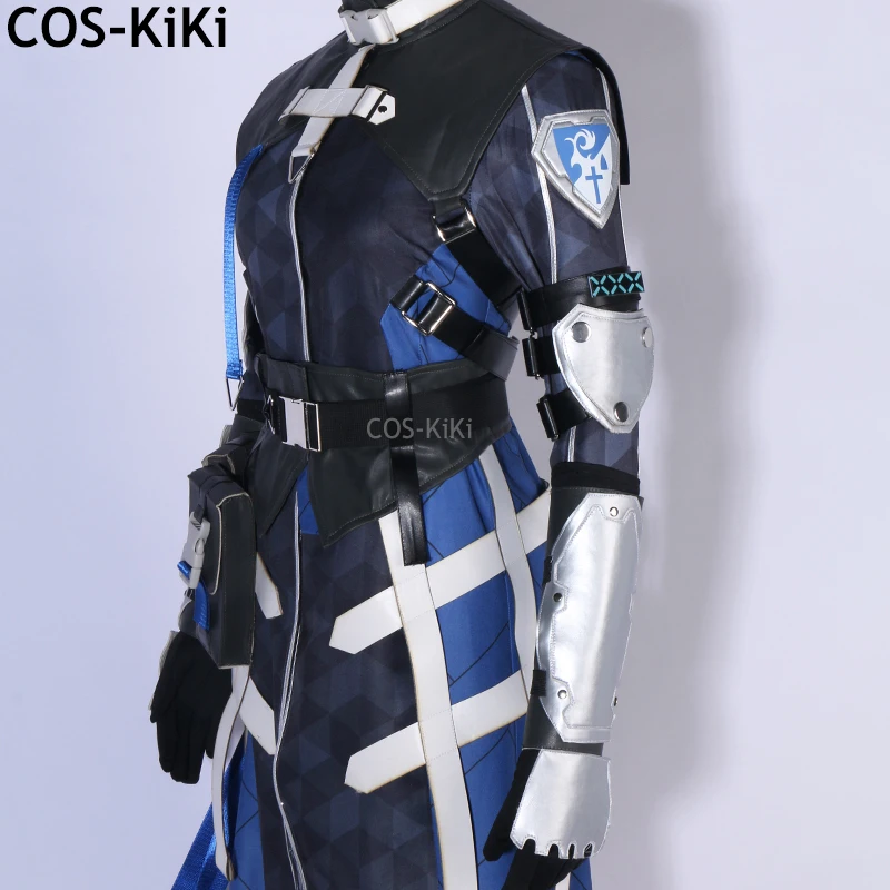 COS-KiKi Arknights Lessing Game Suit Handsome Gorgeous Cosplay Costume Halloween Carnival Party Role Play Outfit Men S-XXL