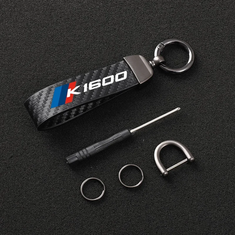 

High-Grade Leather Motorcycle keychain Horseshoe Buckle Jewelry for BMW K1600GT K1600GTL K1600 GT GTL 2017-2020 2019