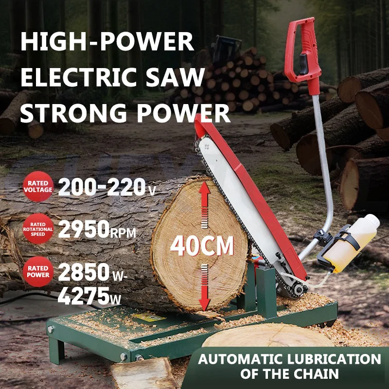 Chainsaw Woodworking Saw Plug-in High  Splitting  Chain  Multifunctional Splitting