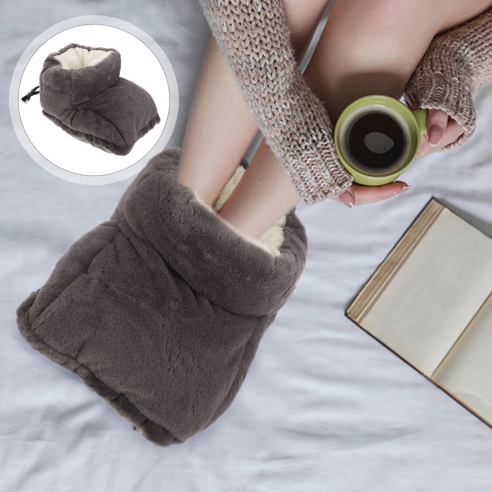 

1Set Electric Foot Warmer USB Powered Heated Insoles for Cold Heat Indoor Outdoor Warmth Ideal Winter Gift