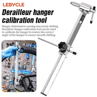 LEBYCLE-Herramienta de calibración de suspensión de cambio de bicicleta, marco de bicicleta de acero inoxidable 304, gancho trasero, alisador, herramienta de tracción de lengüeta de elevación