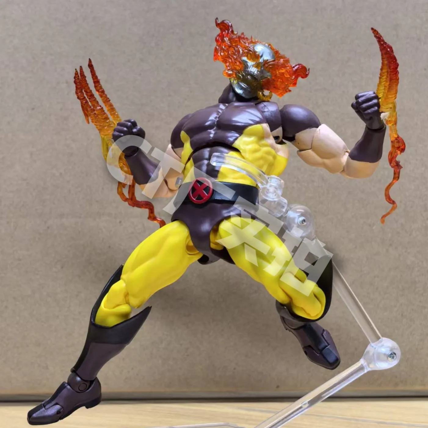 Em estoque ct brinquedos wolverine hellverine figuras quente mafex 096 x-men figura de ação anime estatueta estátua coleção modelo presente do miúdo