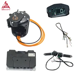 QS MOTOR QS138 3000W V3 70H 72V 100KPH Mid Drive Motor Engine with Fardriver Controller ND72680 Electric Motor Conversion Kit