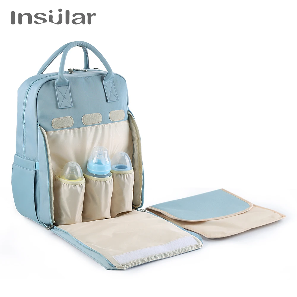 New Baby Diaper Bag Backpack Multifunctional Waterproof Maternity Nappy Bags Mommy Travel Backpack Stroller Bag Baby Nappy Cares