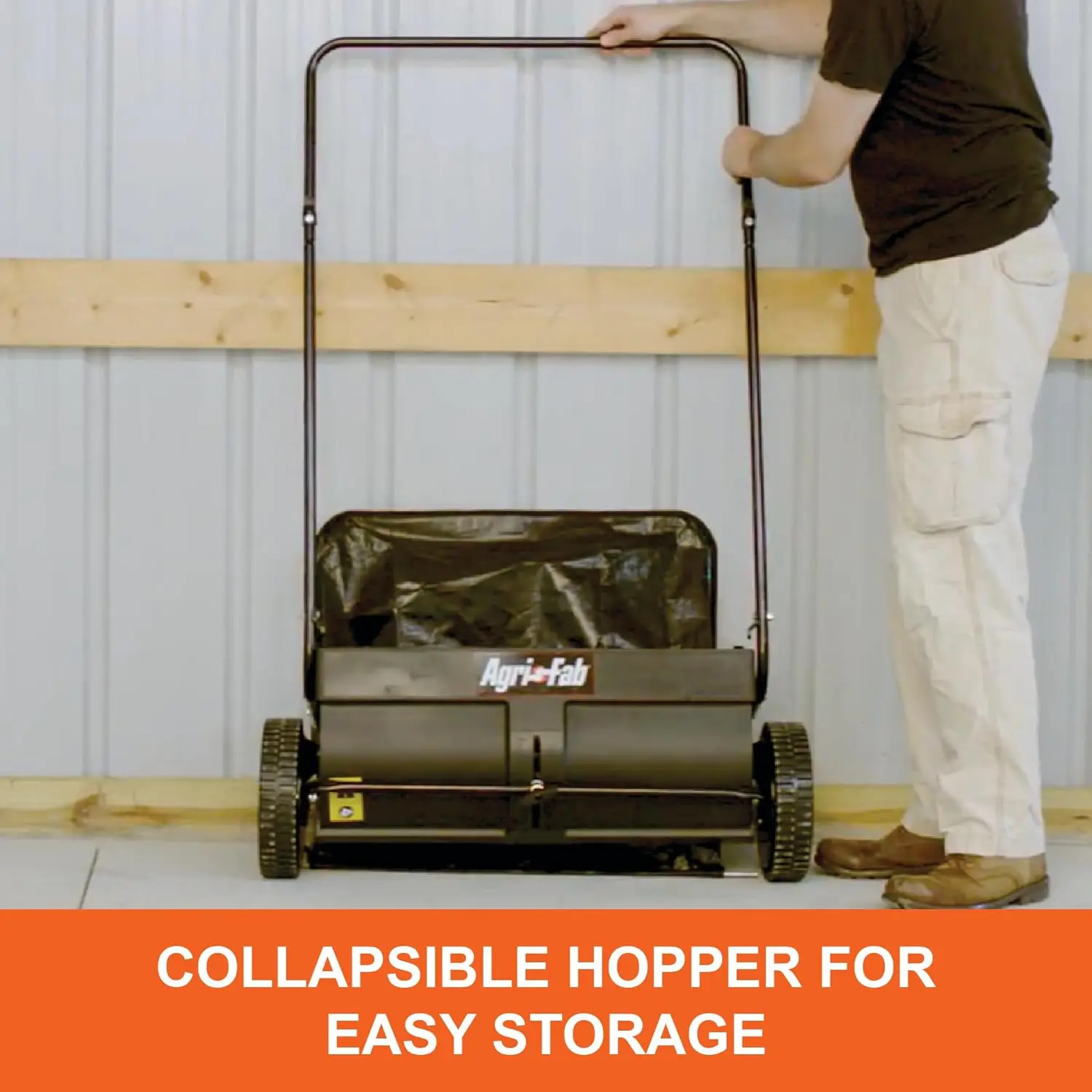 45-0218 Varredor de gramado push de 26 polegadas