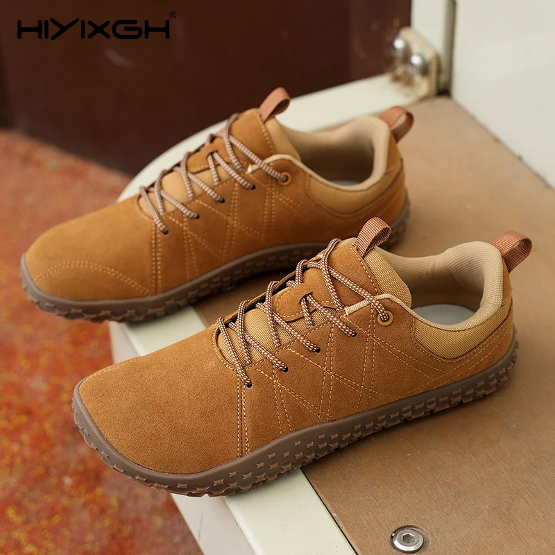 

Мужские босиком кроссовки 2025 года, мягкая повседневная обувь, удобные походные кроссовки, прогулочные спортивные кроссовки, туфли с широким носком