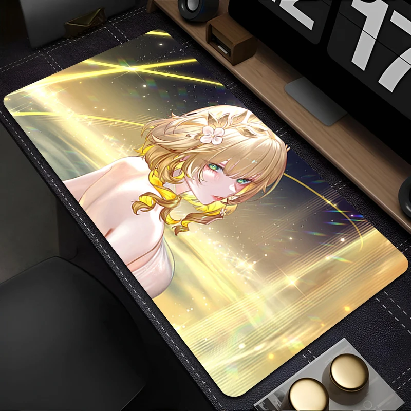 Muismat Gaming Muismat PC Accessoires Honkai Star Rail Aglaea Antislip Anime Toetsenbord Pad Grote Bureaumat Rubber Uitgebreide Pad
