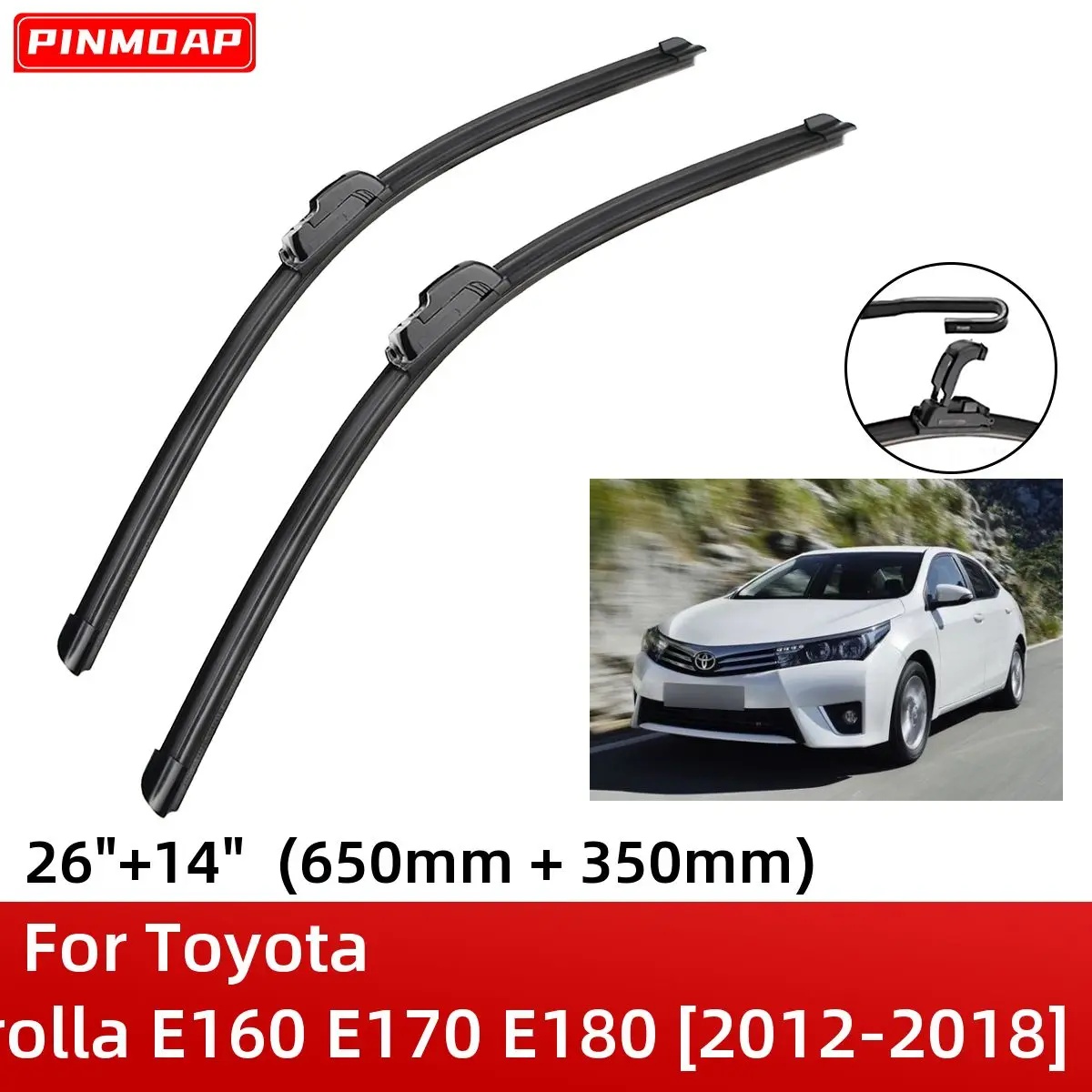 For Toyota Corolla E160 E170 E180 2012-2018 26