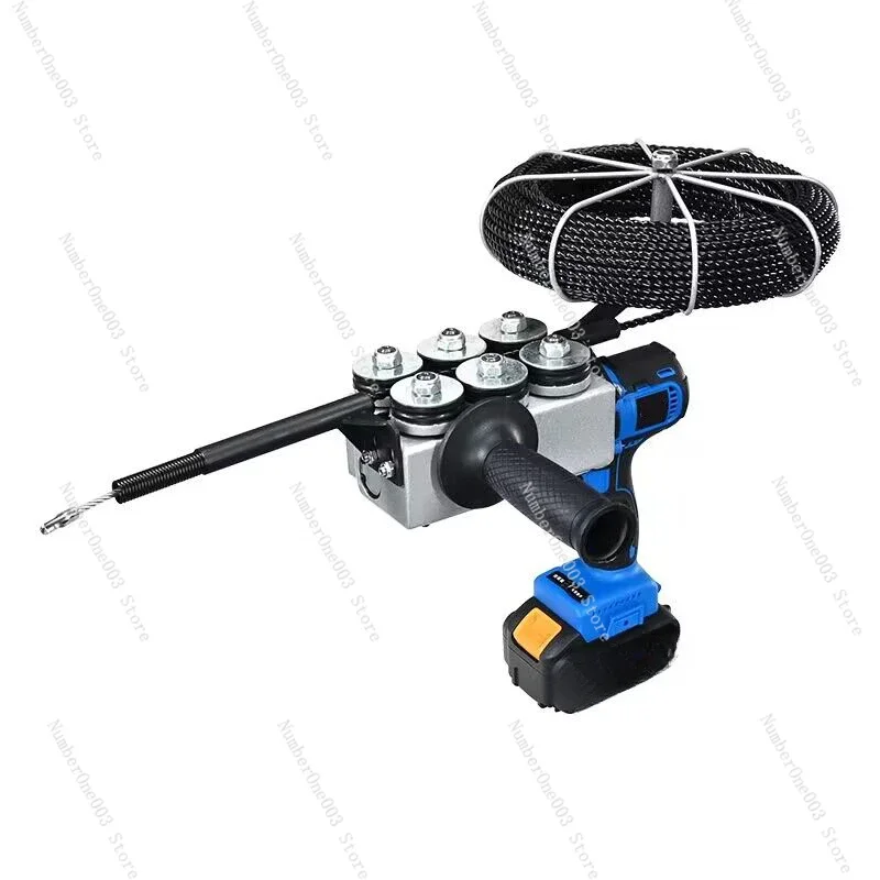 Threading Device Automatic Electrician Wall Wiring Machine Rechargeable Li-Ion Stringing Machine Wire Line Guide Puller